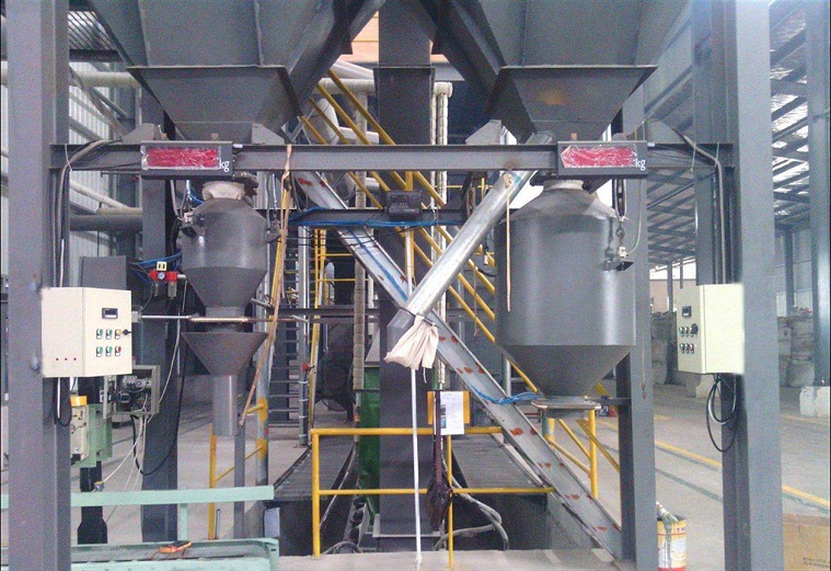 鋰電池電解液稱重自動配料系統