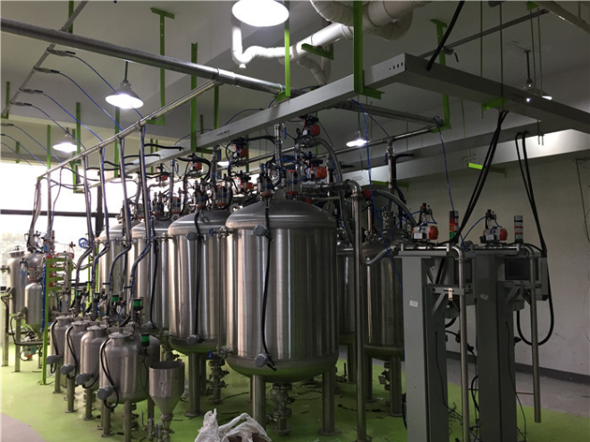 化妝品化工原料稱重自動配料系統